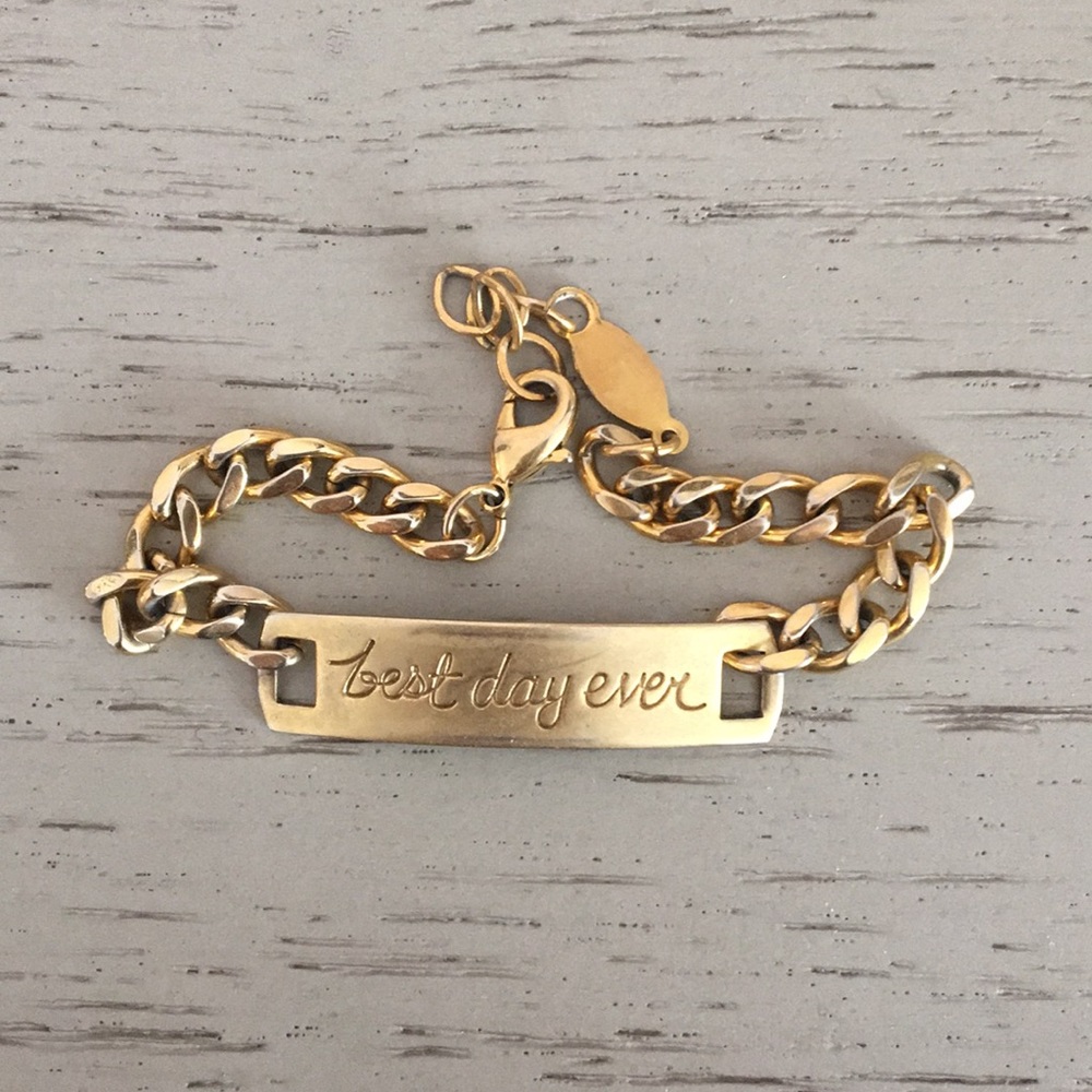 “best day ever” bracelet